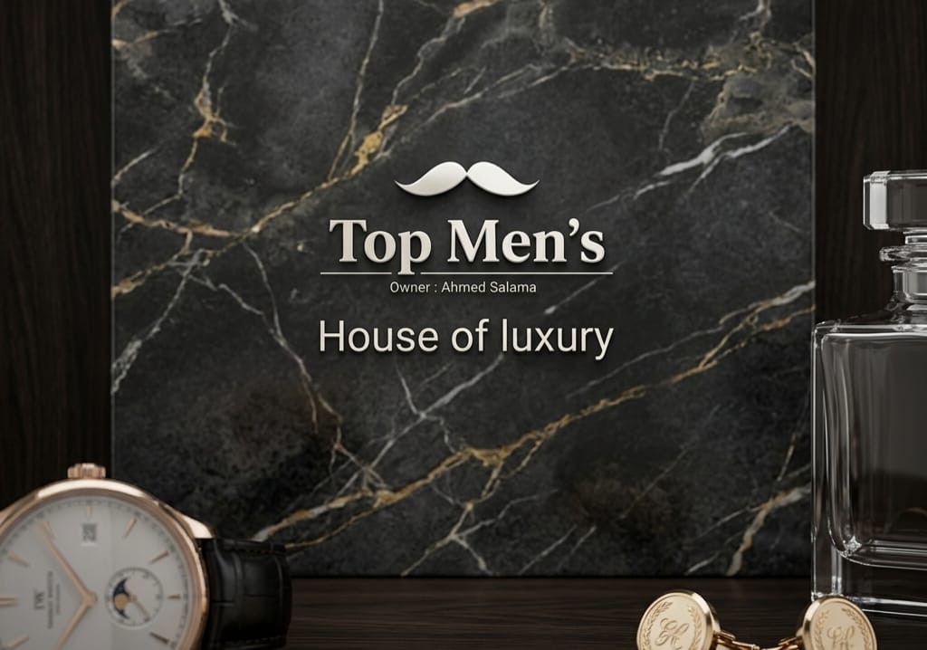 Top Men's luxury collection featuring watches, cufflinks, and perfumes